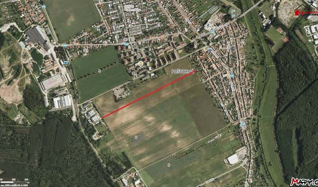 Prodej stavebního pozemku 4 393 m², Břeclav – Poštorná