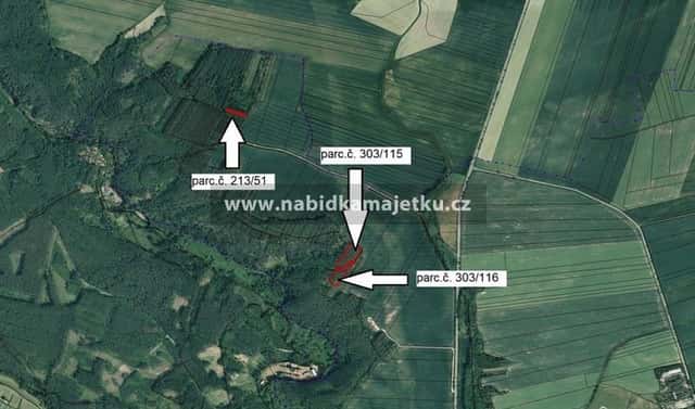 Prodej lesa 8 927 m², Kožlany, okres Plzeň-sever