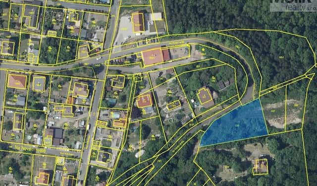 Prodej stavebního pozemku 1 463 m², Na Novém světě, Most – Souš