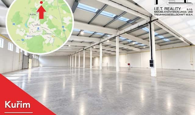 Pronájem skladovacích prostor 864 m², Blanenská, Kuřim, okres Brno-venkov