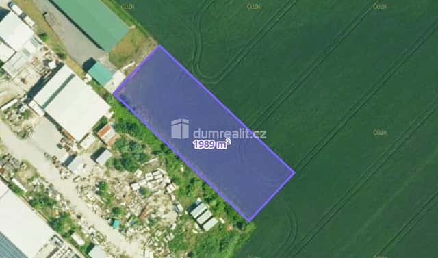 Pronájem komerčního pozemku 1 989 m², Nedakonice, okres Uherské Hradiště