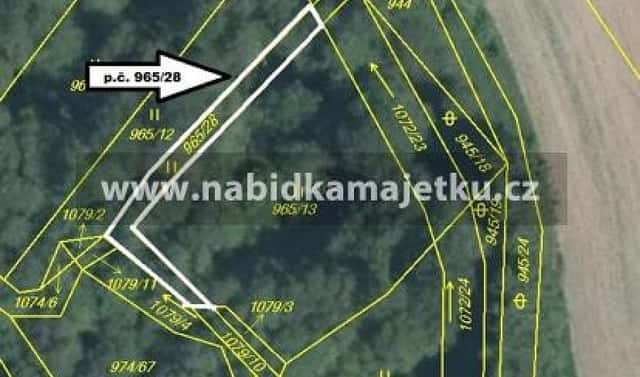 Prodej pozemku 210 m², Skořice, okres Rokycany