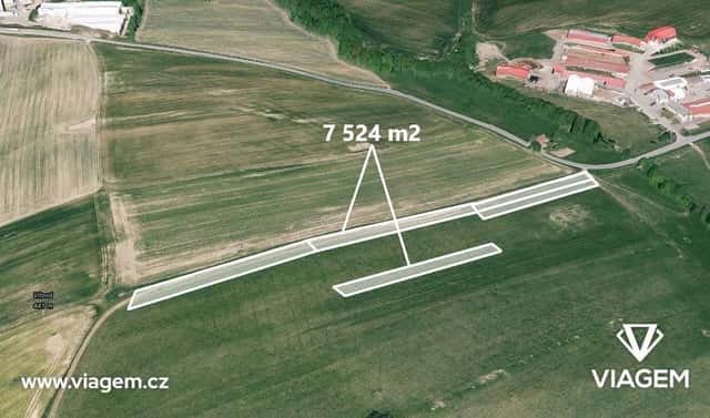 Prodej pole 858 m², Újezd, okres Zlín
