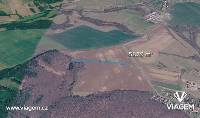 Prodej pole 3 674 m², Dobrkovice, okres Zlín