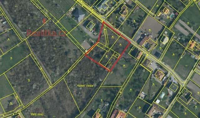 Prodej stavebního pozemku 3 274 m², Kly, okres Mělník