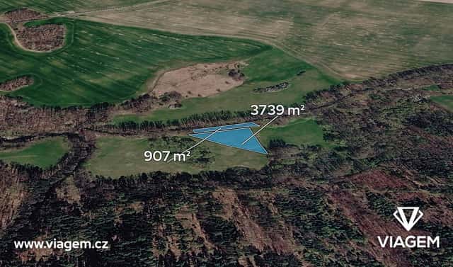 Prodej pole 1 548 m², Ronov nad Doubravou, okres Chrudim