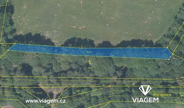 Prodej lesa 1 247 m², Česká Kamenice, okres Děčín