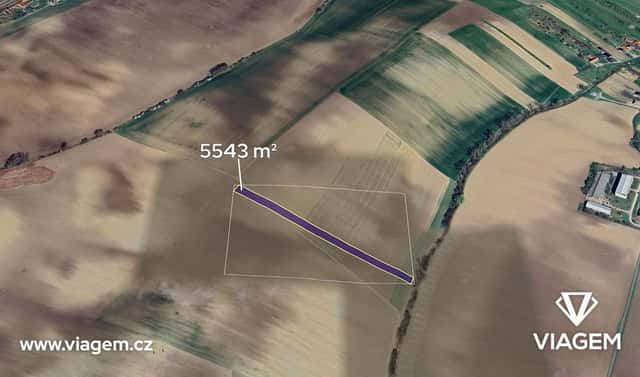 Prodej pole 1 385 m², Lovčice, okres Hodonín