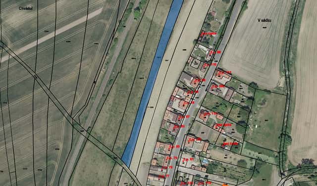 Prodej stavebního pozemku 2 044 m², Hřivice, okres Louny