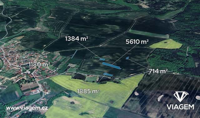 Prodej pole 1 197 m², Hostim, okres Znojmo