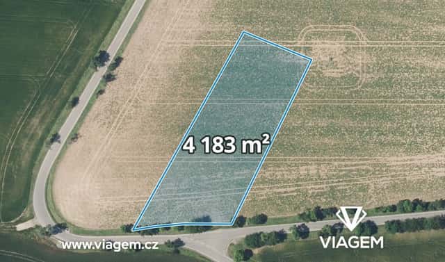 Prodej pole 4 183 m², Kokořín, okres Mělník