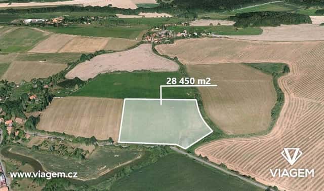 Prodej pole 14 225 m², Ždírec, okres Plzeň-jih