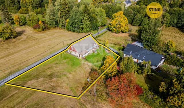 Prodej domu 150 m² s pozemkem 1 589 m², Stará Ves – Žďárský Potok, okres Bruntál