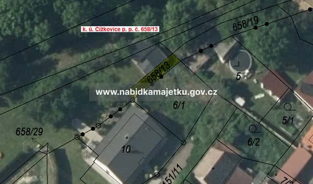Prodej pozemku 29 m², Čížkovice, okres Litoměřice
