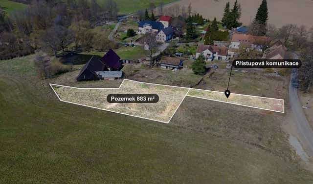 Prodej stavebního pozemku 883 m², Planá – Zliv, okres Tachov