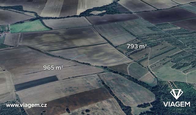 Prodej pole 1 758 m², Kněždub, okres Hodonín