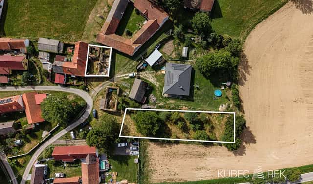 Prodej stavebního pozemku 1 342 m², Dírná – Lžín, okres Tábor