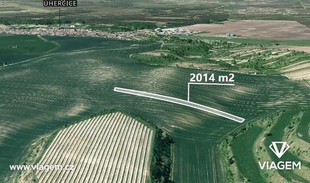 Prodej pole 805 m², Uherčice, okres Břeclav