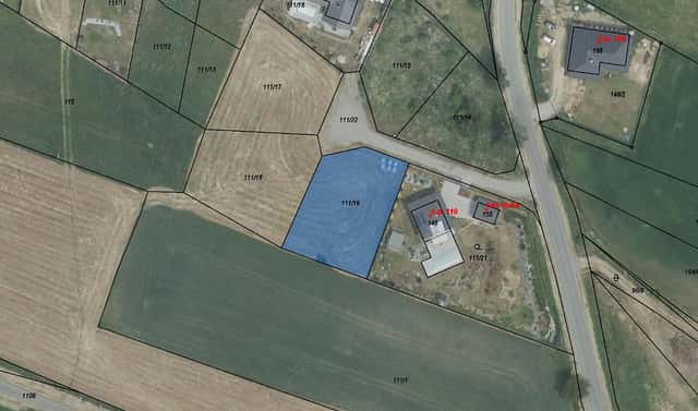 Prodej stavebního pozemku 1 051 m², Drevníky, okres Příbram
