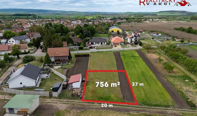 Prodej stavebního pozemku 756 m², Březí, okres Břeclav