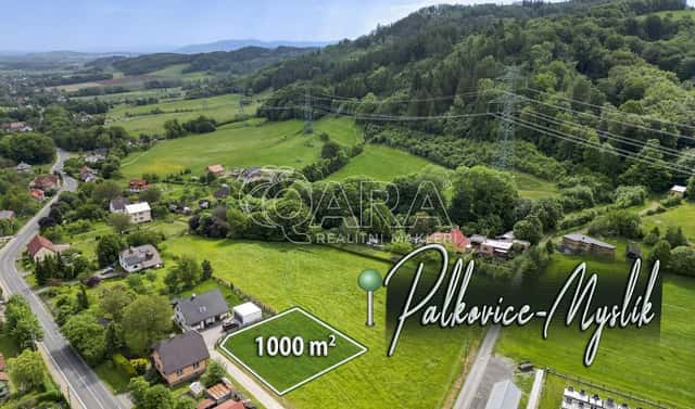 Prodej stavebního pozemku 1 000 m², Palkovice – Myslík, okres Frýdek-Místek