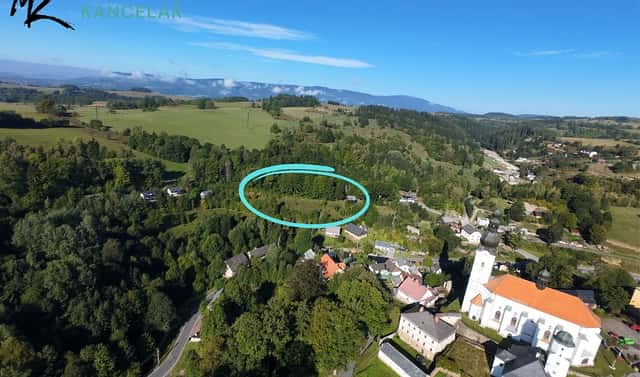 Prodej stavebního pozemku 3 323 m², Branná, okres Šumperk