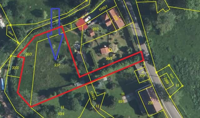 Prodej stavebního pozemku 1 344 m², Veselé, okres Děčín