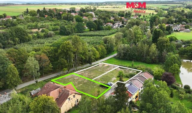 Prodej stavebního pozemku 1 060 m², Zbýšov – Klucké Chvalovice, okres Kutná Hora