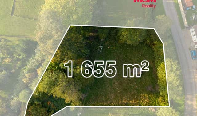 Prodej stavebního pozemku 1 655 m², Kunratice u Cvikova, okres Česká Lípa