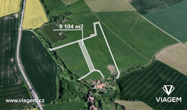 Prodej pole 2 029 m², Miličín, okres Benešov
