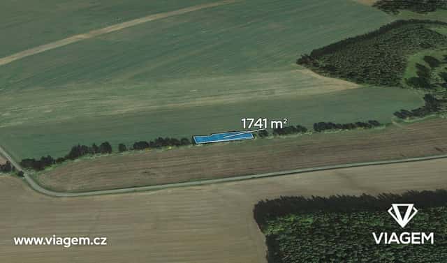 Prodej pole 870 m², Výrov, okres Plzeň-sever