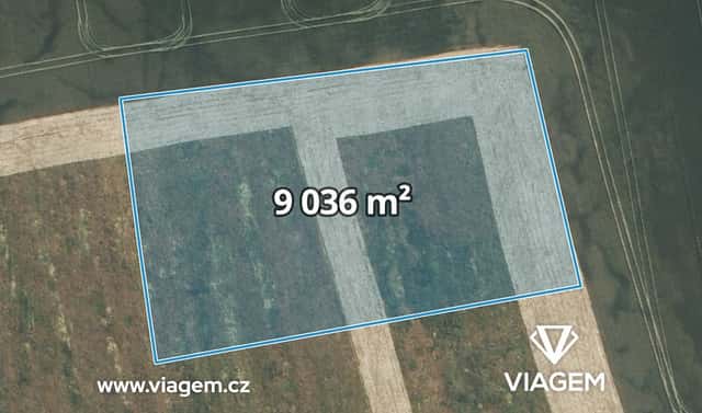 Prodej pole 502 m², Cítov, okres Mělník