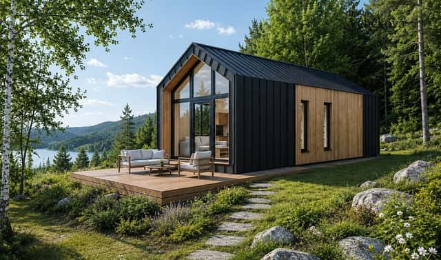 Moderní modulový dům 2+kk Nordi 201 Long - 49 m2 - s dovozem po celé České Republice, Na Občinách, Hradec Králové – Nový Hradec Králové