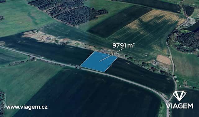 Prodej pole 2 610 m², Slabčice, okres Písek