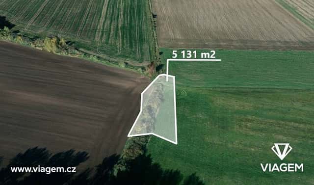 Prodej pole 1 282 m², Boharyně, okres Hradec Králové