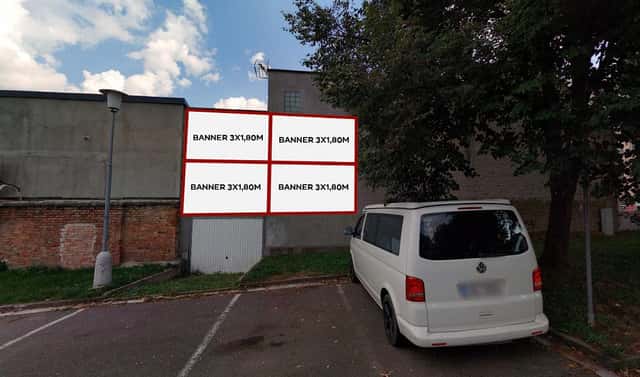 Pronájem reklamní plochy v Brně - Bystrci, ul. Živného, Živného, Brno – Bystrc, okres Brno-město