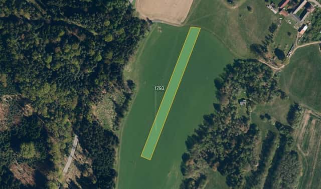 Prodej pole 15 867 m², Obrataň – Vintířov, okres Pelhřimov