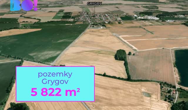 Prodej pole 5 882 m², Grygov, okres Olomouc