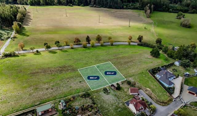 Prodej stavebního pozemku 856 m², Milín, okres Příbram