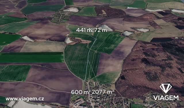 Prodej pole 548 m², Jabkenice, okres Mladá Boleslav