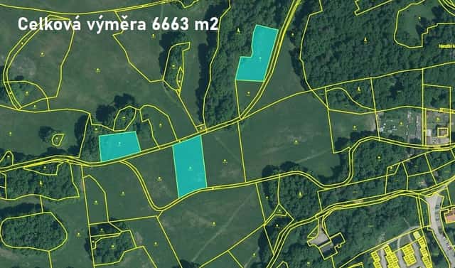 Prodej pole 6 663 m², Chlum u Třeboně, okres Jindřichův Hradec
