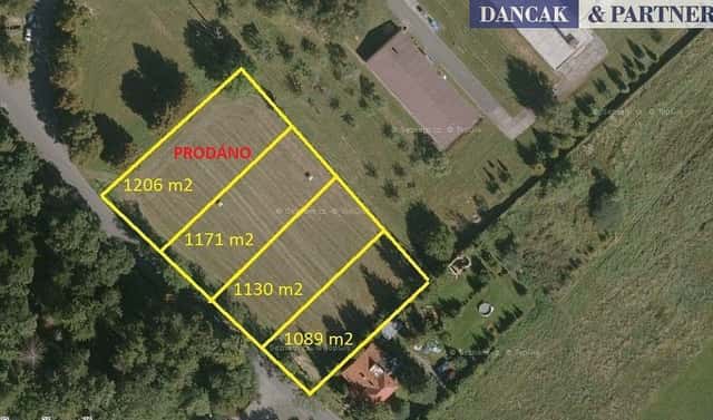 Prodej stavebního pozemku 1 171 m², Hostašovice, okres Nový Jičín