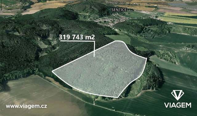 Prodej lesa 23 684 m², Sentice, okres Brno-venkov