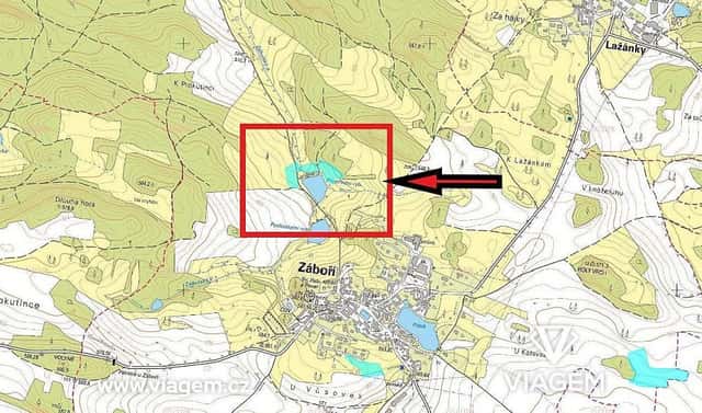 Prodej pole 5 523 m², Záboří, okres Strakonice