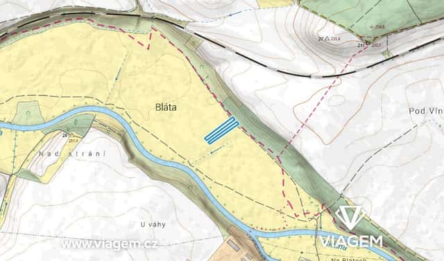 Prodej pole 3 903 m², Žiželice, okres Kolín