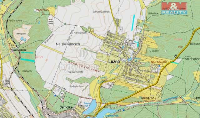 Prodej komerčního pozemku 30 021 m², Lužná, okres Rakovník