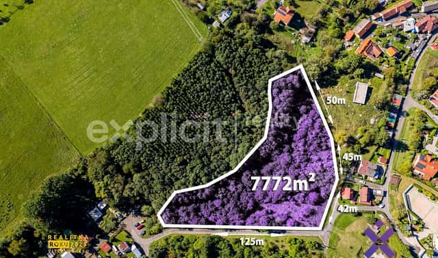Prodej stavebního pozemku 7 772 m², Cirón, Slušovice, okres Zlín