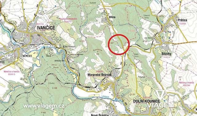 Prodej pole 223 m², Hlína, okres Brno-venkov