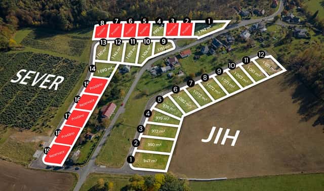 Prodej stavebního pozemku 1 090 m², Frýdek-Místek