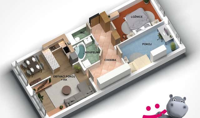 Prodej bytu 3+1 79 m², Norská, Kladno – Kročehlavy